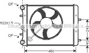 Prasco SA2013 - Radiator, mühərrikin soyudulması furqanavto.az