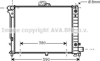 Prasco SB2046 - Radiator, mühərrikin soyudulması furqanavto.az