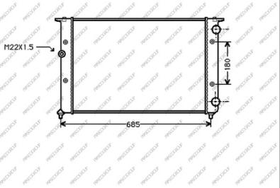 Prasco ST027R011 - Radiator, mühərrikin soyudulması furqanavto.az