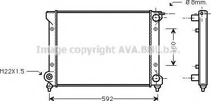 Prasco ST2027 - Radiator, mühərrikin soyudulması furqanavto.az