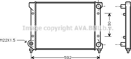 Prasco STA2033 - Radiator, mühərrikin soyudulması furqanavto.az