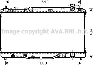 Prasco TO2464 - Radiator, mühərrikin soyudulması furqanavto.az