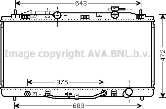 Prasco TO2473 - Radiator, mühərrikin soyudulması furqanavto.az