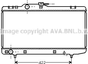 Prasco TO2150 - Radiator, mühərrikin soyudulması furqanavto.az