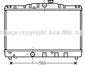 Prasco TO2115 - Radiator, mühərrikin soyudulması furqanavto.az