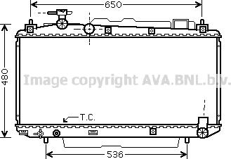 Prasco TO2305 - Radiator, mühərrikin soyudulması furqanavto.az