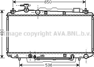 Prasco TO2306 - Radiator, mühərrikin soyudulması furqanavto.az