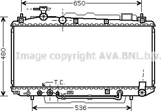 Prasco TO2301 - Radiator, mühərrikin soyudulması furqanavto.az