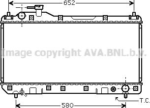 Prasco TO2297 - Radiator, mühərrikin soyudulması furqanavto.az