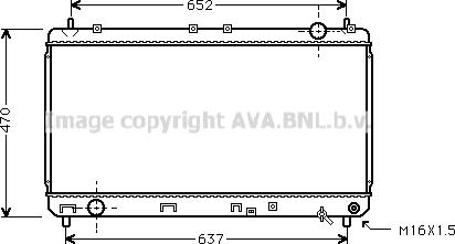 Prasco TO2247 - Radiator, mühərrikin soyudulması furqanavto.az