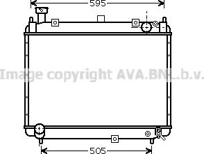 Prasco TO2233 - Radiator, mühərrikin soyudulması furqanavto.az