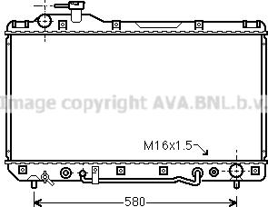 Prasco TO2220 - Radiator, mühərrikin soyudulması furqanavto.az