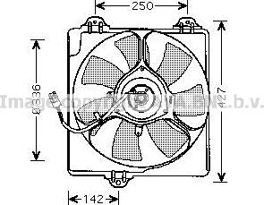 Prasco TO7547 - Fen, radiator furqanavto.az