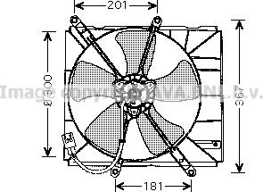 Prasco TO7504 - Fen, radiator furqanavto.az