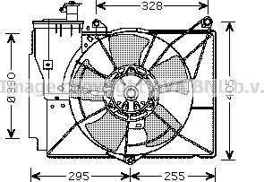 Prasco TO7548 - Fen, radiator furqanavto.az