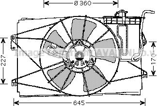 Prasco TO7524 - Fen, radiator furqanavto.az