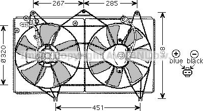 Prasco TO7527 - Fen, radiator furqanavto.az