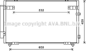 Prasco TOA5621D - Kondenser, kondisioner furqanavto.az