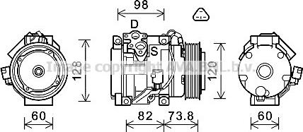Prasco TOAK726 - Kompressor, kondisioner furqanavto.az