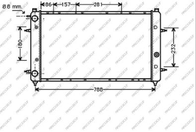 Prasco VG913R001 - Radiator, mühərrikin soyudulması furqanavto.az