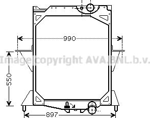 Prasco VL2042 - Radiator, mühərrikin soyudulması furqanavto.az