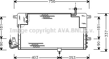 Prasco VN5141 - Kondenser, kondisioner furqanavto.az