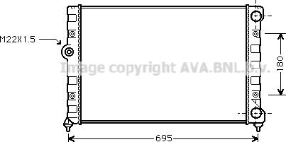 Prasco VN2109 - Radiator, mühərrikin soyudulması furqanavto.az