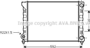 Prasco VN2111 - Radiator, mühərrikin soyudulması furqanavto.az