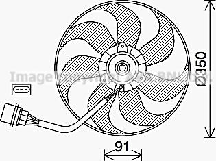 Prasco VN7540 - Fen, radiator furqanavto.az