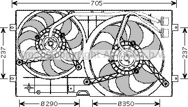 Prasco VN7503 - Fen, radiator furqanavto.az