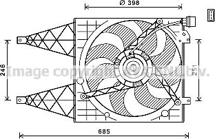 Prasco VN7532 - Fen, radiator furqanavto.az