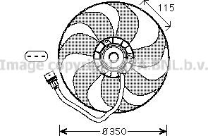 Prasco VN7521 - Fen, radiator furqanavto.az