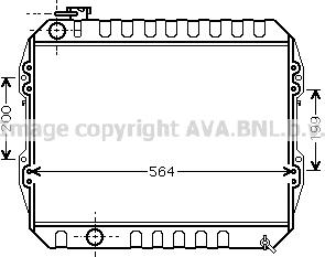 Prasco VNA2088 - Radiator, mühərrikin soyudulması furqanavto.az