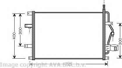 Prasco VO5107 - Kondenser, kondisioner furqanavto.az