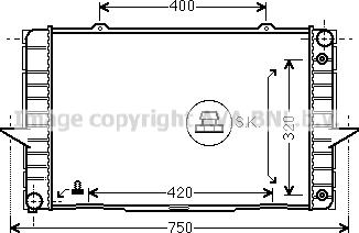 Prasco VO2092 - Radiator, mühərrikin soyudulması furqanavto.az