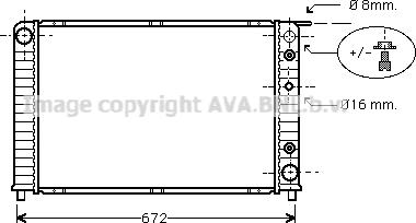 Prasco VO2089 - Radiator, mühərrikin soyudulması furqanavto.az