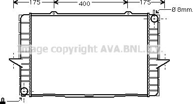 Prasco VO2148 - Radiator, mühərrikin soyudulması furqanavto.az