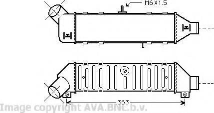 Prasco VW4136 - Intercooler, şarj cihazı furqanavto.az