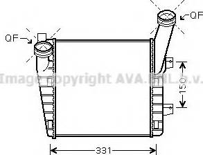 Prasco VW4263 - Intercooler, şarj cihazı furqanavto.az