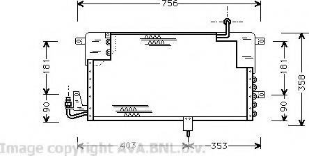 Prasco VW5125 - Kondenser, kondisioner furqanavto.az