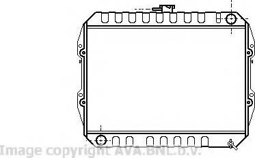 Prasco VW2090 - Radiator, mühərrikin soyudulması furqanavto.az