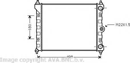 Prasco VW2092 - Radiator, mühərrikin soyudulması furqanavto.az