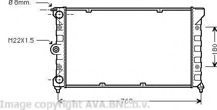 Prasco VW2080 - Radiator, mühərrikin soyudulması furqanavto.az