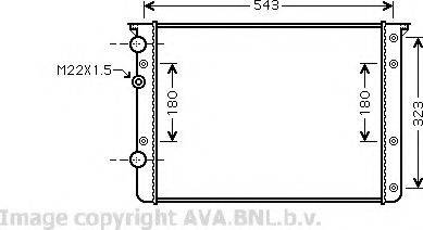 Prasco VW2260 - Radiator, mühərrikin soyudulması furqanavto.az