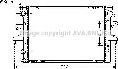 Prasco VW2231 - Radiator, mühərrikin soyudulması furqanavto.az