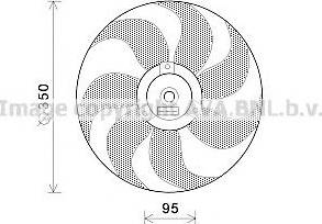 Prasco VW7511 - Fen, radiator furqanavto.az