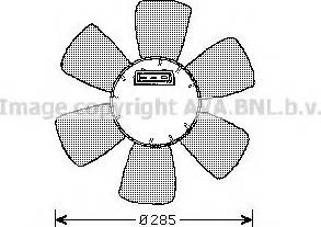 Prasco VW7524 - Fen, radiator furqanavto.az