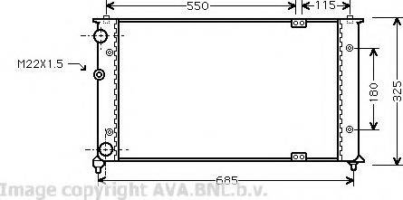 Prasco VWA2192 - Radiator, mühərrikin soyudulması furqanavto.az