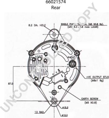 Prestolite Electric 66021574 - Alternator furqanavto.az