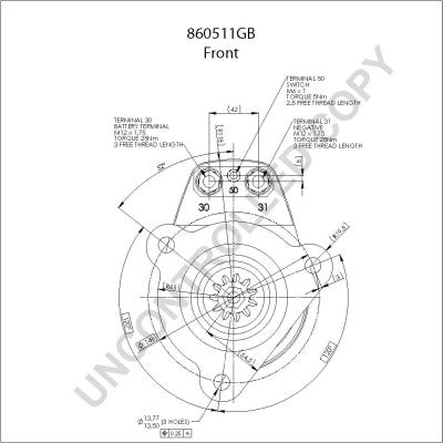 Prestolite Electric 860511GB - Başlanğıc furqanavto.az